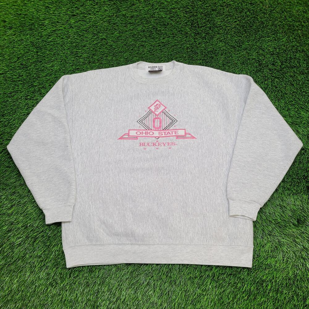 Vintage Ohio State Buckeyes Sweatshirt Womens XL 24x27 Baggy